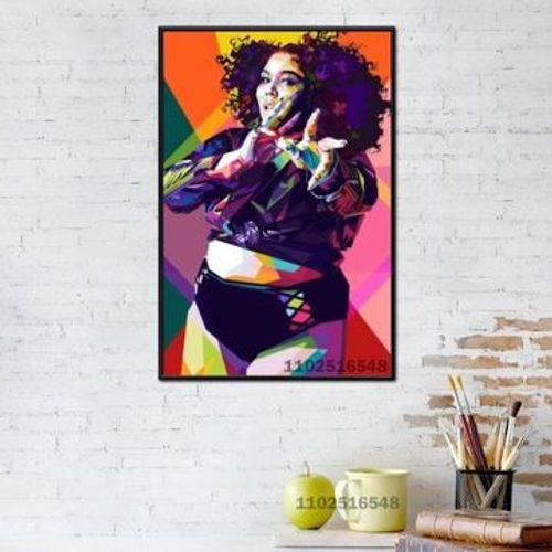 Lizzo toile affiche affiche peinture murale p,mpression murale Poster pour salon chambre ¿¿ coucher d¿¿cor sans cadre(100*150cm)