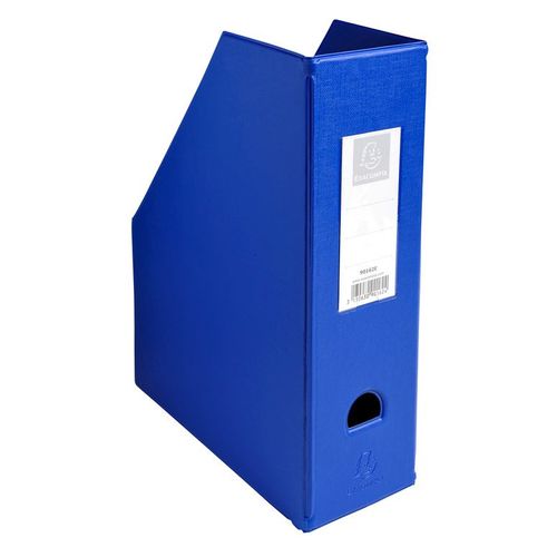 Exacompta Lot De 10 Portes Revue Dos 100mm Pvc Bleu