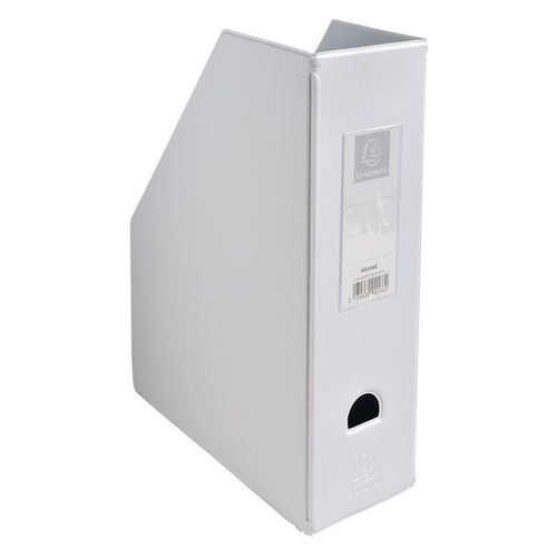Exacompta Lot De 10 Portes Revue Dos 100mm Pvc Blanc
