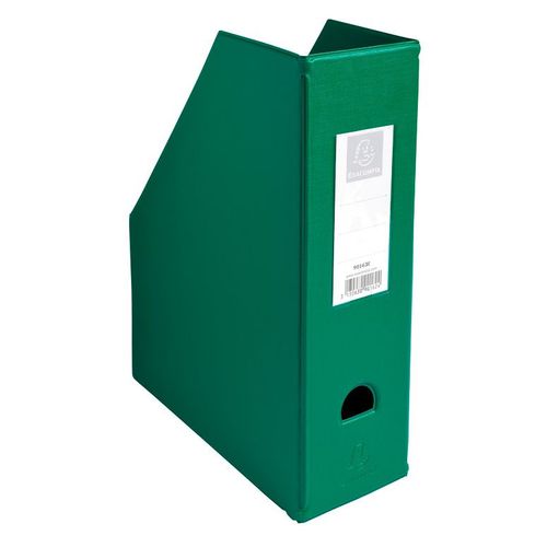 Exacompta Lot De 10 Portes Revue Dos 100mm Pvc Vert