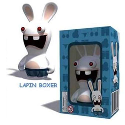 Figurine Lapin Crétin - Boxer
