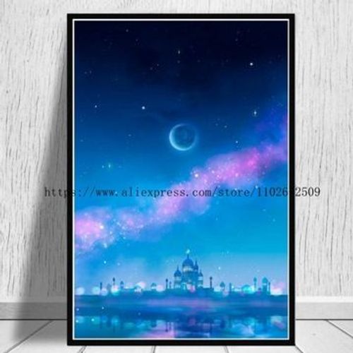 Affiche en toile Anime Sailor _ Moon, affiches obra,mpression murale Poster pour salon chambre ¿¿ coucher d¿¿cor sans cadre(100*150cm)