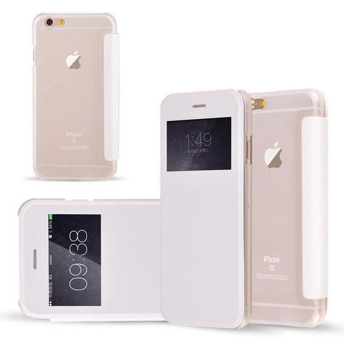 Iphone 6s Coque Etui Housse À Rabat Blanc
