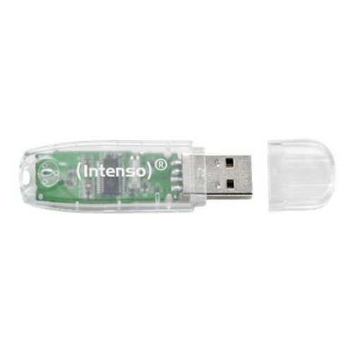 Clé USB Intenso Rainbow Line 32 Go transparent