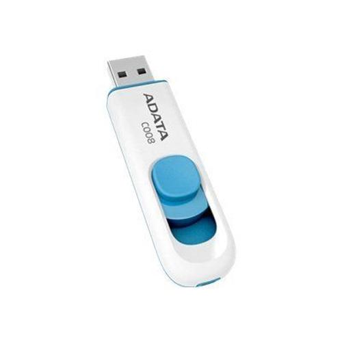 ADATA Classic Series C008 - Clé USB - 32 Go - USB 2.0 - blanc, bleu