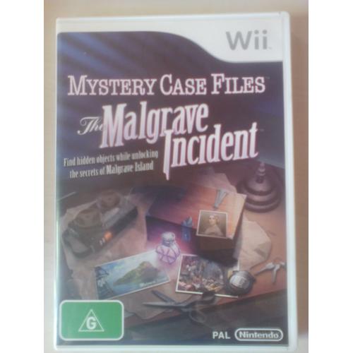 Mystery Case Files : The Malgrave Incident Wii