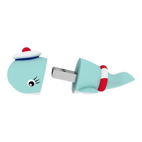 EMTEC Animalitos Marine Range M337 Sailor Whale - Clé USB - 8 Go - USB 2.0