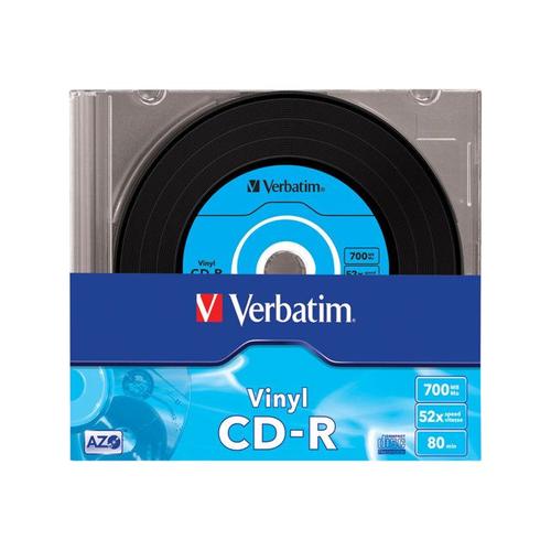 Verbatim Data Vinyl - 10 x CD-R - 700 Mo 52x - boîtier CD étroit