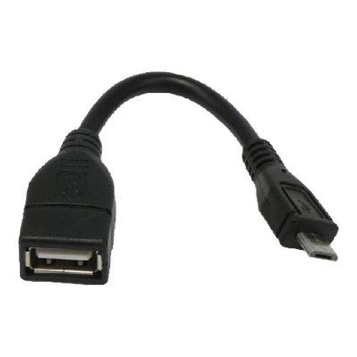 MCL Samar - Adaptateur USB - USB (F) pour Micro-USB de type B (M) - USB 2.0 OTG - 12 cm