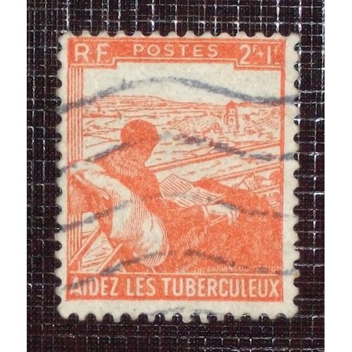 France N° 736 Oblitéré De 1945 - 2f + 1f Orange « Au Profit Des Tuberculeux »
