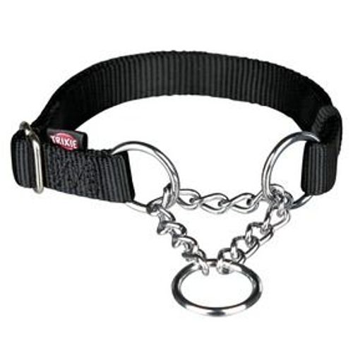 Premium Collier Semi-Étrangleur, M¿L: 35¿50 Cm/20 Mm, Rouge - 20283