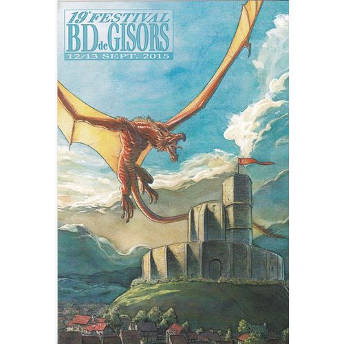 Carte Postale Demare Nicolas Festival Bd Gisors 2015 (Le Sang Du Dragon..)