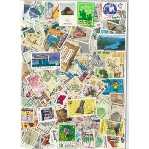 Chine & Formose 100 Timbres Differents Obliteres