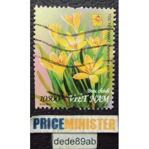Vietnam.. Fleurs : Zephyranthes Ajax Hort . Oblitéré Used Stamp .