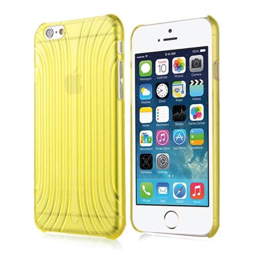 Baseus Coque Souple En Gel Jaune Translucide Pour Iphone 6 De 4,7 Pouces