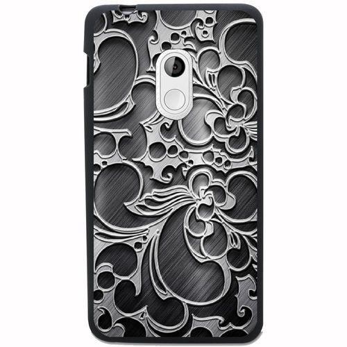 Coque Souple Pour Acer Liquid Z200 Avec Impression Motifs Arabesque Noir