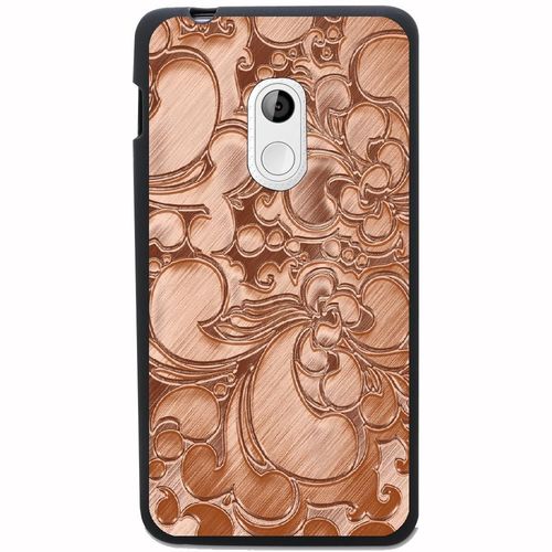 Coque Souple Pour Acer Liquid Z200 Avec Impression Motifs Arabesque Bronze