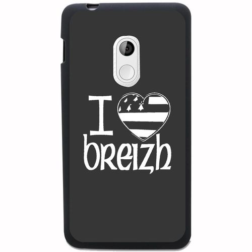Coque Souple Pour Acer Liquid Z200 Avec Impression Motifs Drapeau Breton I Love