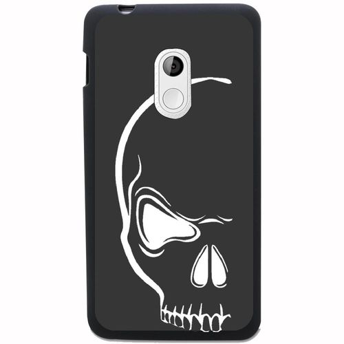 Coque Souple Pour Acer Liquid Z200 Avec Impression Motifs Crâne Blanc