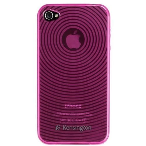Coque Silicone Kensington Iphone 4 4s Rose Grip Case Bumper Housse Design