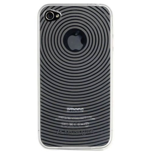 Coque Silicone Kensington Iphone 4 4s Gris Grip Case Bumper Housse Design