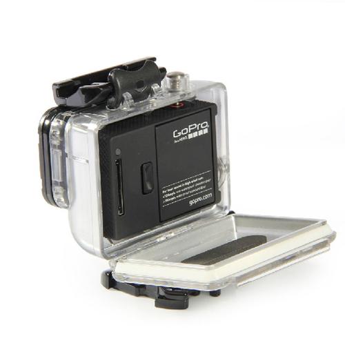 vhbw Boîtier étanche compatible avec GoPro Hero 3 + Plus White Edition caméra d'action, sport - captures aquatiques - sous marines