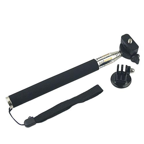 vhbw Perche selfie stick téléscopique monopod compatible avec Garmin Virb XE Elite caméra d'action, appareil photo