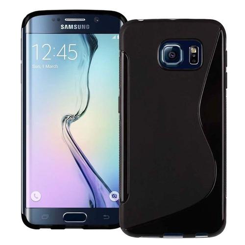 Coque Housse S-Line Noire Samsung Galaxy S6 Edge Plus Code Sm-G928