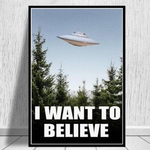 Affiche en toile X Files affiche en toile malars impression murale Poster pour salon chambre coucher décor sans cadre 70*90cm