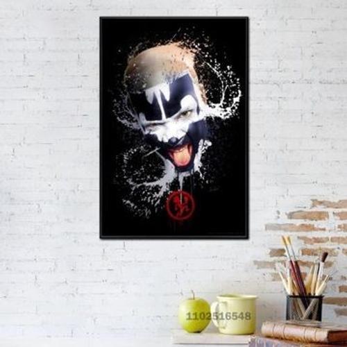 Affiche en toile Crazy clown posse poster malar,mpression murale Poster pour salon chambre ¿¿ coucher d¿¿cor sans cadre(100*150cm)