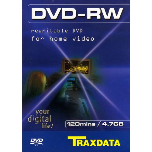 Traxdata - DVD-RW - 4.7 Go 4x - boîtier CD