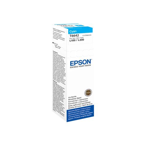 Epson T6642 - Cyan - Nachfülltinte - für EcoTank ET-14000, 2500, 2550, 4500, 4550; Expression ET-2500, 2550; WorkForce ET-4500