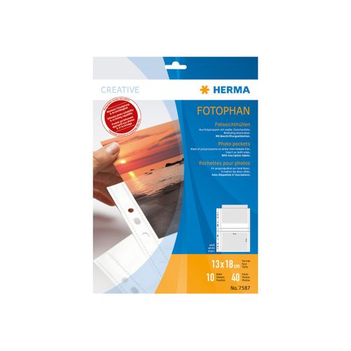 Herma Pochettes Pour Photos Fotophan, Format A4, Pour Photos