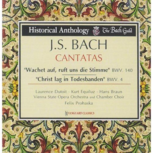 Bach: Cantatas Wachet Auf, Ruft Uns Die Stimme, Bwv. 140 & Christ Lag In Todesbanden, Bwv 4