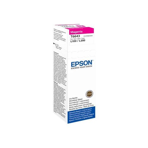 Epson T6643 - Magenta - Nachfülltinte - für EcoTank ET-14000, 2500, 2550, 4500, 4550; Expression ET-2500, 2550; WorkForce ET-4500