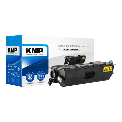 KMP K-T66 - Schwarz - Tonerpatrone (entspricht: Kyocera TK-3100 ) - für Kyocera ECOSYS M3040, M3540; FS-2100