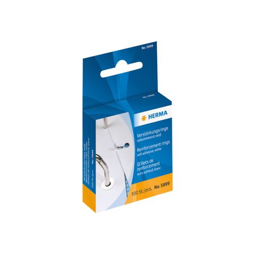 Herma Oeillet De Renforcement, En Plastique, Blanc,