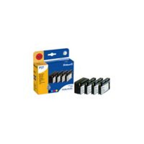 Pelikan - 4er-Pack - Schwarz, Gelb, Cyan, Magenta - Tintenpatrone (entspricht: HP 932XL, HP 933XL ) - für HP Officejet 6100, 6600 H711a, 6700, 7110, 7510, 7612