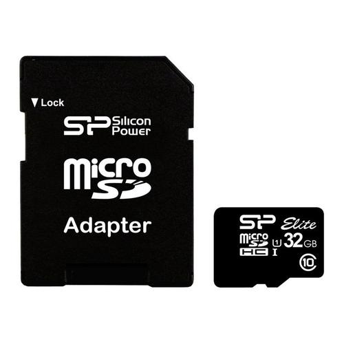 Carte mémoire Silicon Power microSDHC Elite UHS-1 32 Go