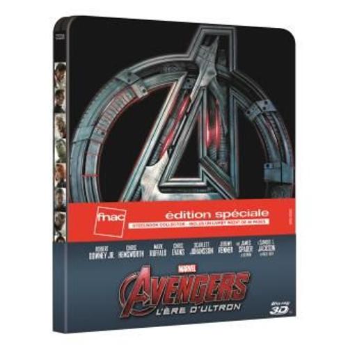 Avengers L'ere D'ultron - Blu Ray 3d + Blu Ray : Steelbook Édition Spéciale