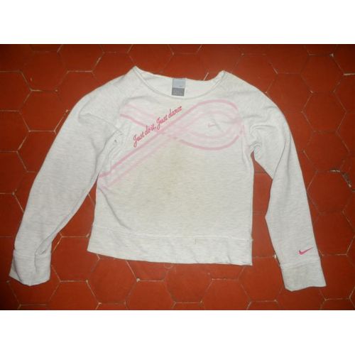 T-Shirt De Danse Gris Chiné Jersey Lourd Nike
