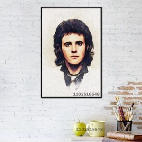 Affiche en toile David Essex, peinture d'affiche,mpression murale Poster pour salon chambre ¿¿ coucher d¿¿cor sans cadre(100*150cm)