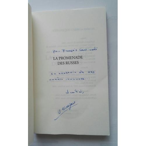 Véronique Olmi La Promenade Des Russes Avec Un Envoi Autographe Signé 2008 Grasset