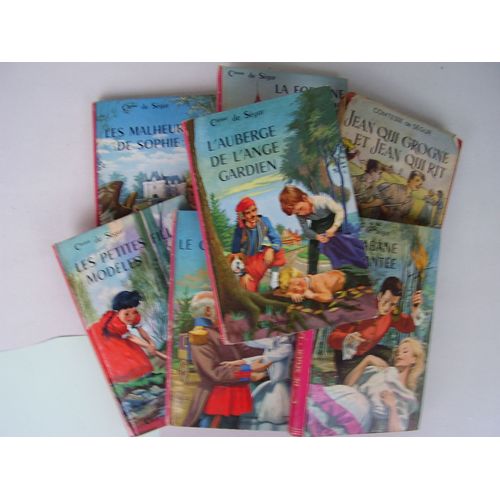 Comtesse De Ségur (Lot De 7 Livres Anciens)