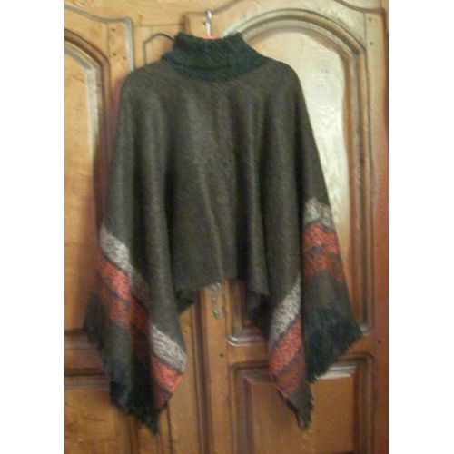 Pull Poncho Couleurs D'automne