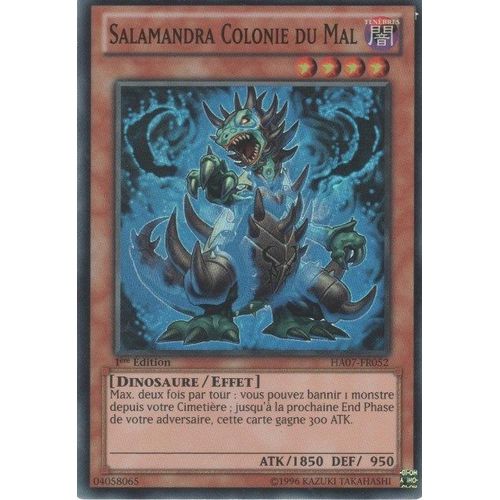 Yu-Gi-Oh Salamandra Colonie Du Mal Ha07-Fr052 Super Rare