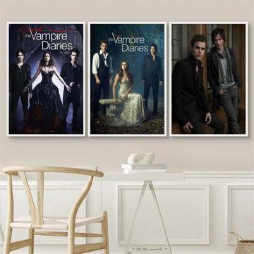 Affiche en toile The Vampire Diaries affiche murale,mpressio... - 2