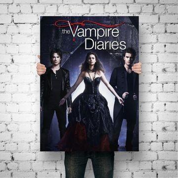 Affiche en toile The Vampire Diaries affiche murale,mpressio... - 4