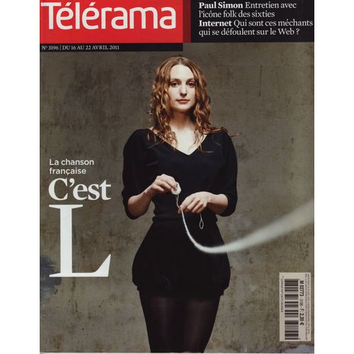 Télérama / 13-04-2011 N°3196 : Paul Simon (4p) - Hiromi Kawakami (3p) - L / Alex Beaupain (4p)