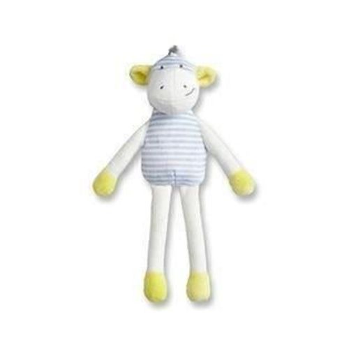 Doudou Obaibi Okaidi Ane Cheval Raye Gris Jaune